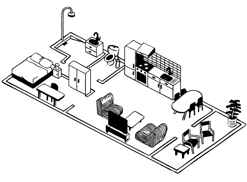 1 bedroom Apartment